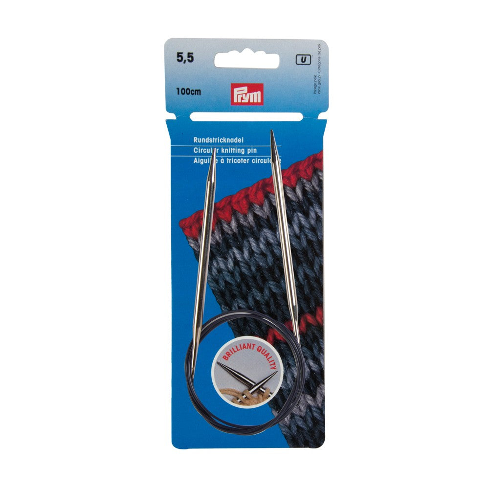 PRYM 5,5 mm 100 cm Parlak Misinalı Şiş- 21217